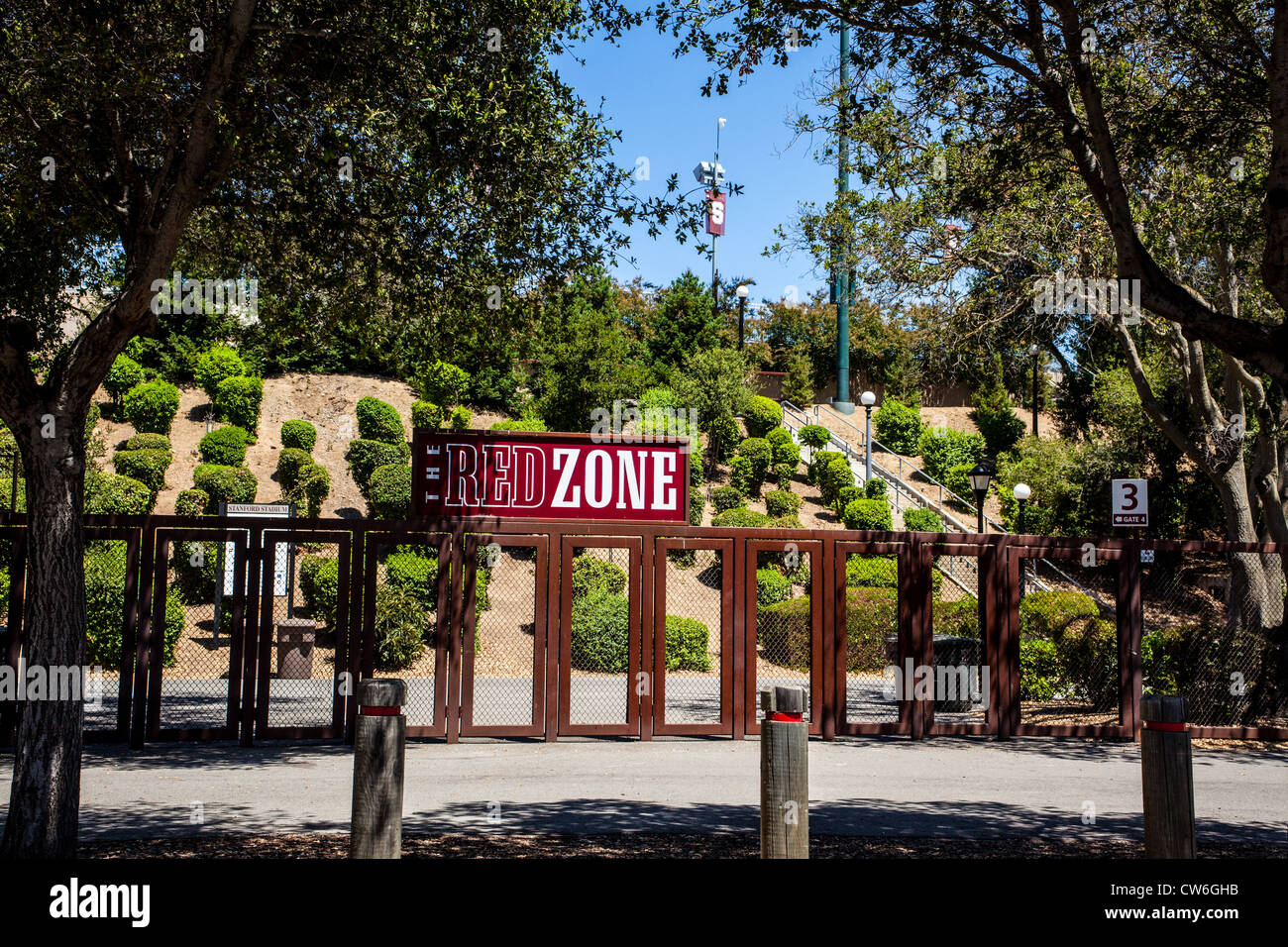 Stanford Stadium Porter campo presso la Stanford University a Palo Alto in California Foto Stock