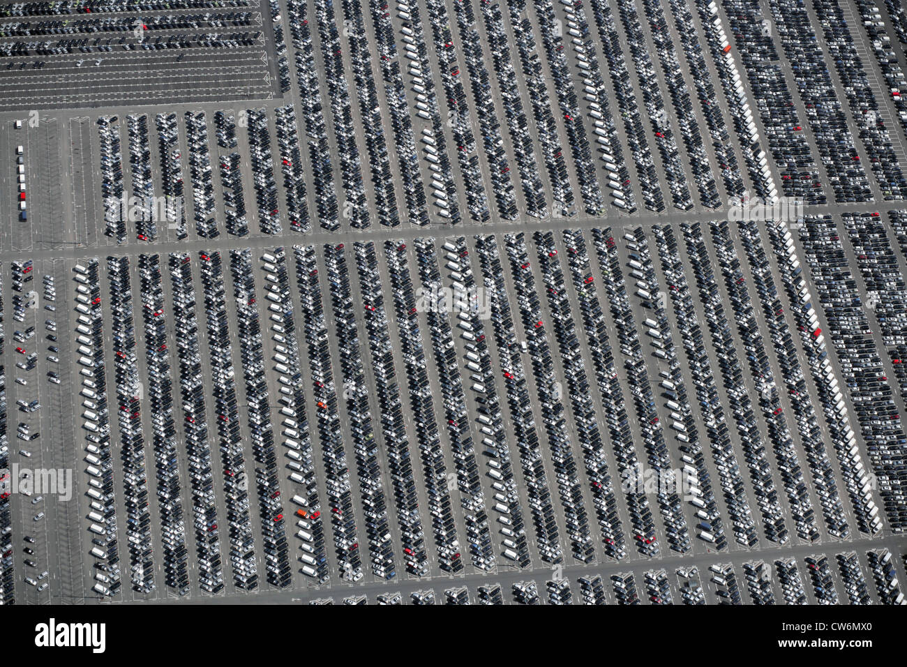 FIAT magazzino di distribuzione, vicino a Kippenheim e Langwinkel, GERMANIA Baden-Wuerttemberg Foto Stock