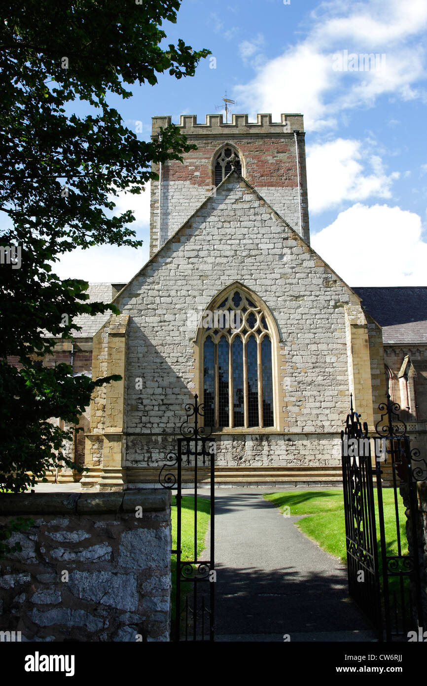 St Asaph Cattedrale, il Galles del Nord. Foto Stock