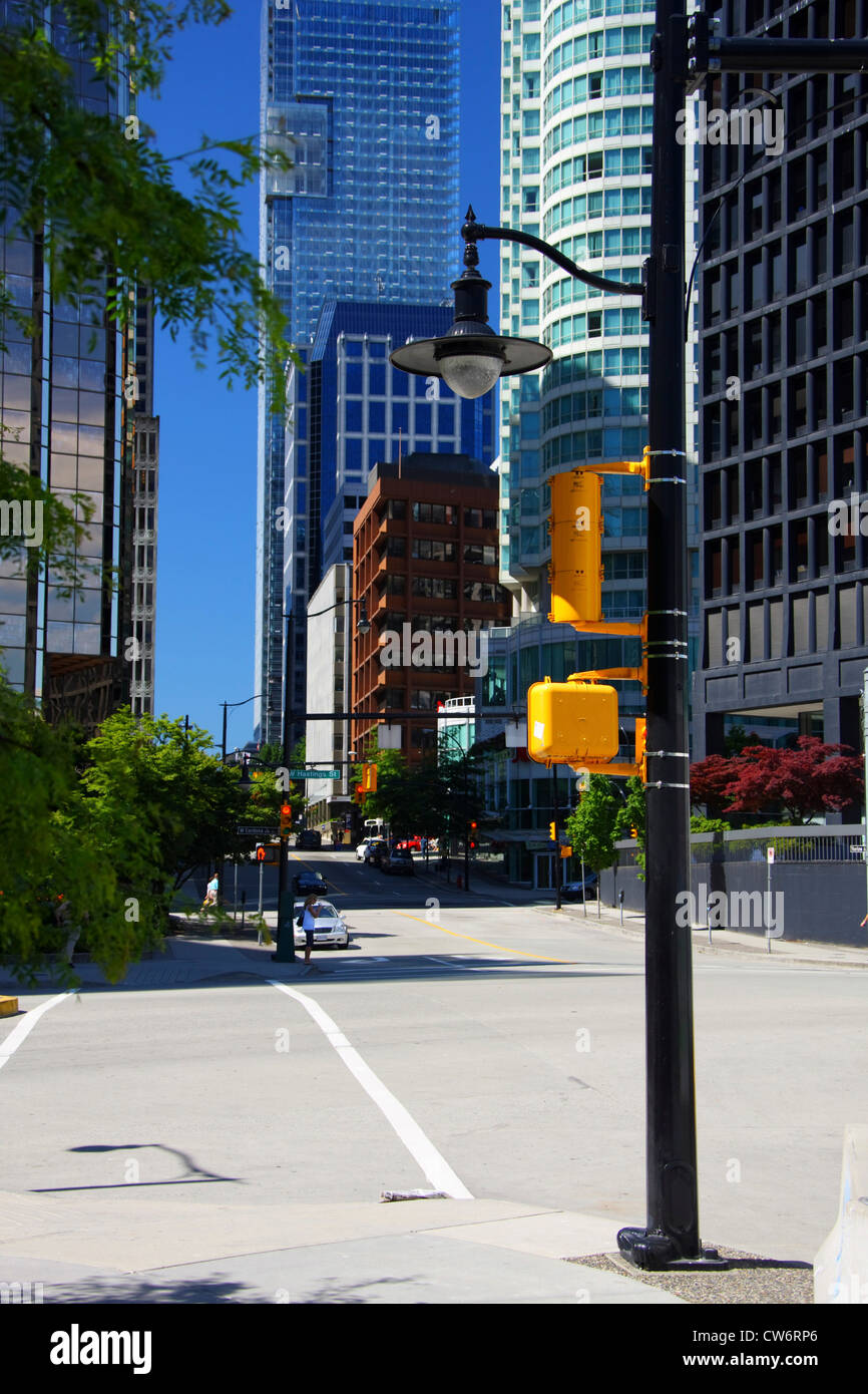 Downtown, lanterna, Canada Vancouver Foto Stock