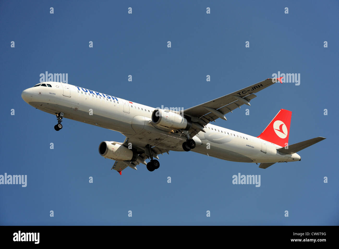 Airbus A321 della Turkish Airlines, Turchia Foto Stock