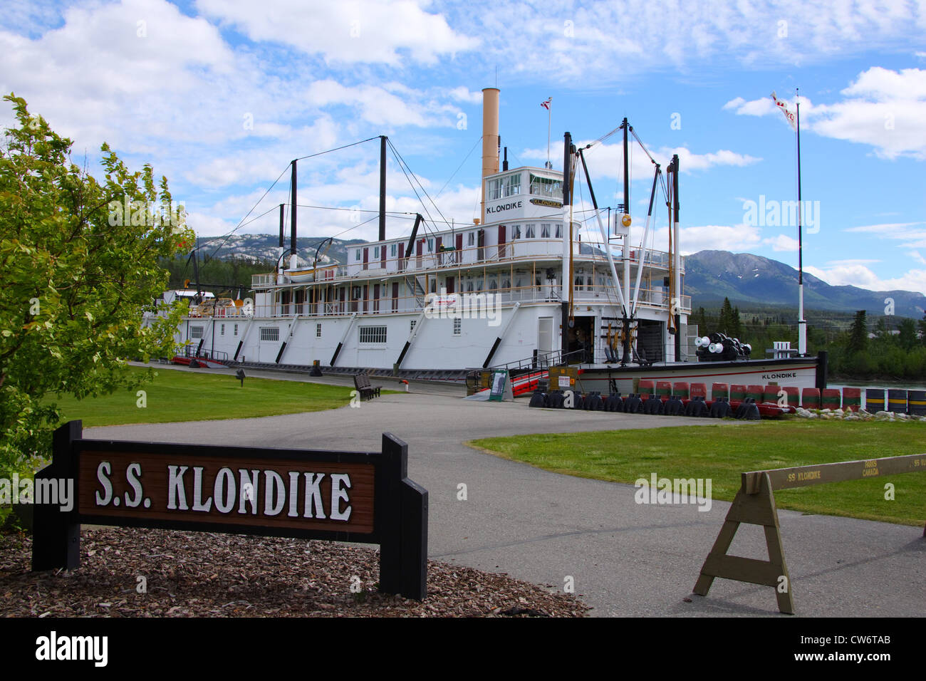 Paddlesteamer S.S. Klondike, Canada, Whitehorse City Foto Stock