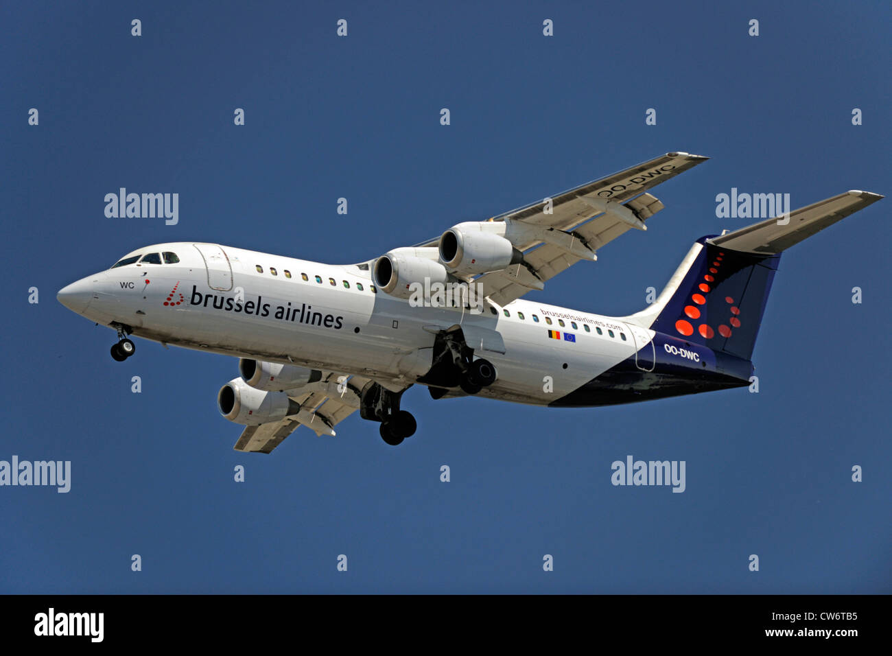 MD 11 di Brussels Airlines, Belgio Foto Stock