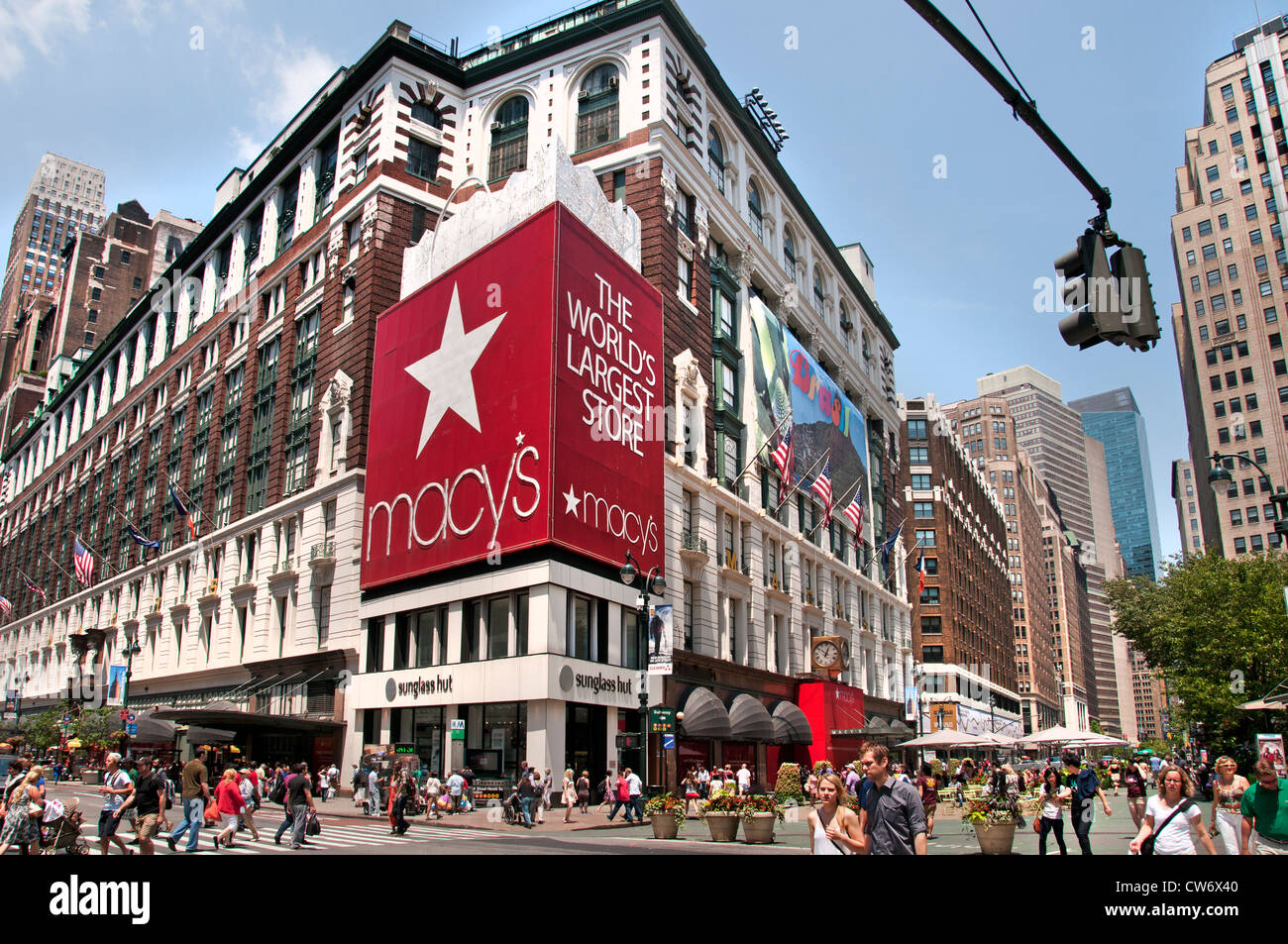 Macy's Herald Square è il grande magazzino più importante di New York City Manhattan Foto Stock