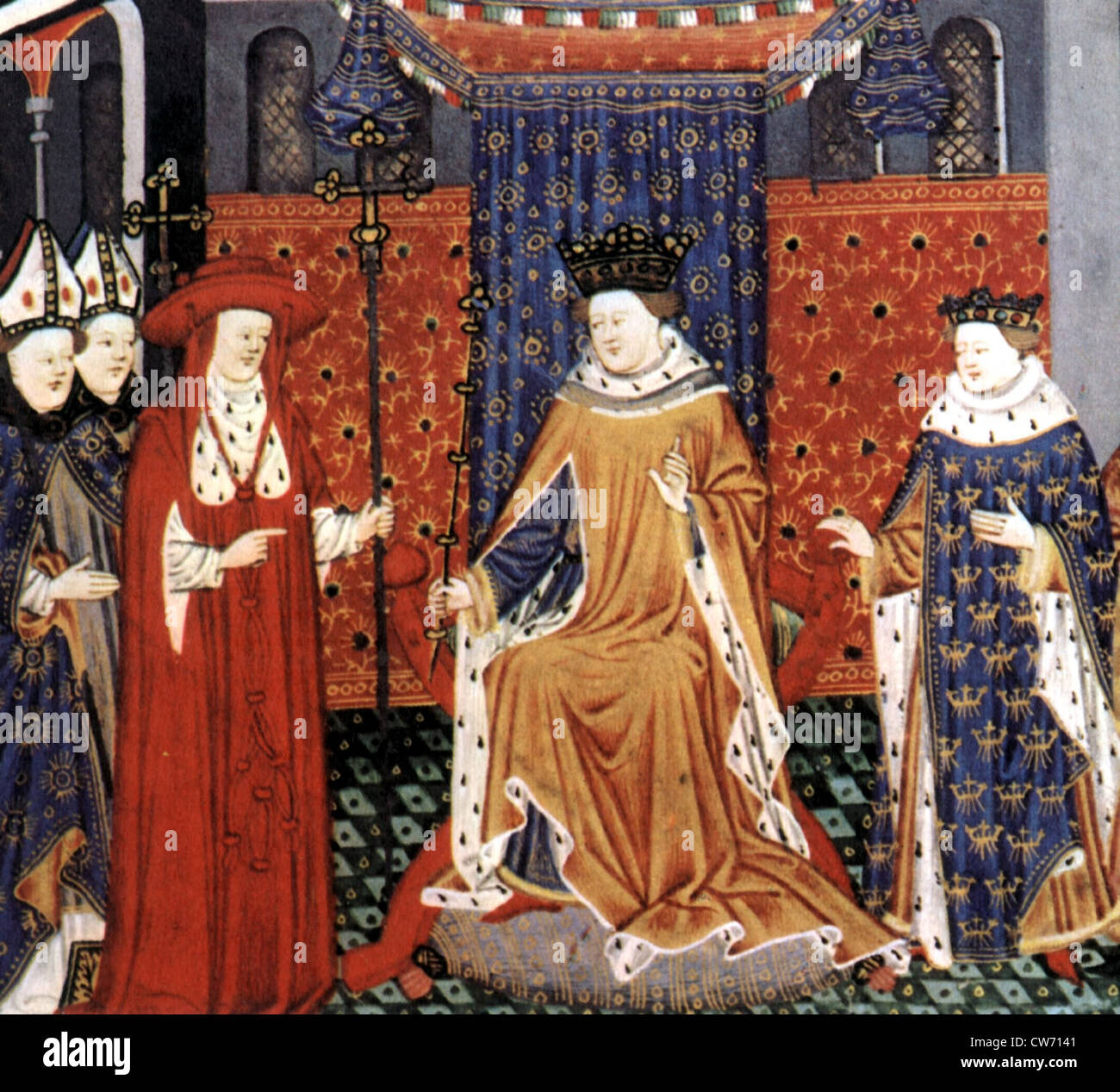 Nobiltà nel XV secolo Foto Stock