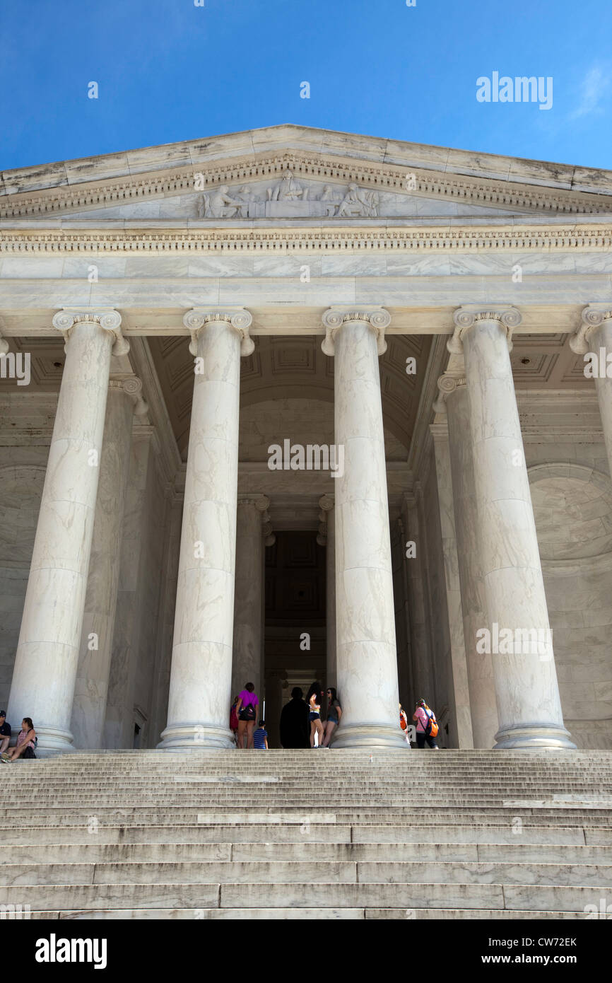 Jefferson Memorial, Washington D.C. Foto Stock