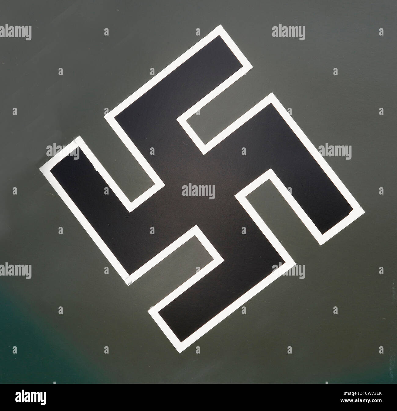 Swastika nazista simbolo emblema Foto Stock