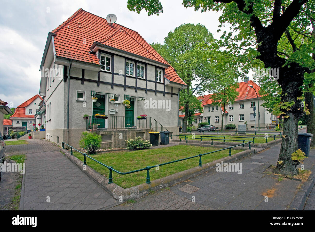 Welheim, distretto di minatori, in Germania, in Renania settentrionale-Vestfalia, Bottrop Foto Stock