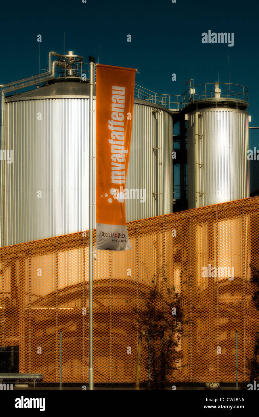 Impianto di incenerimento Pfaffenau a Vienna, Austria, Vienna Foto Stock