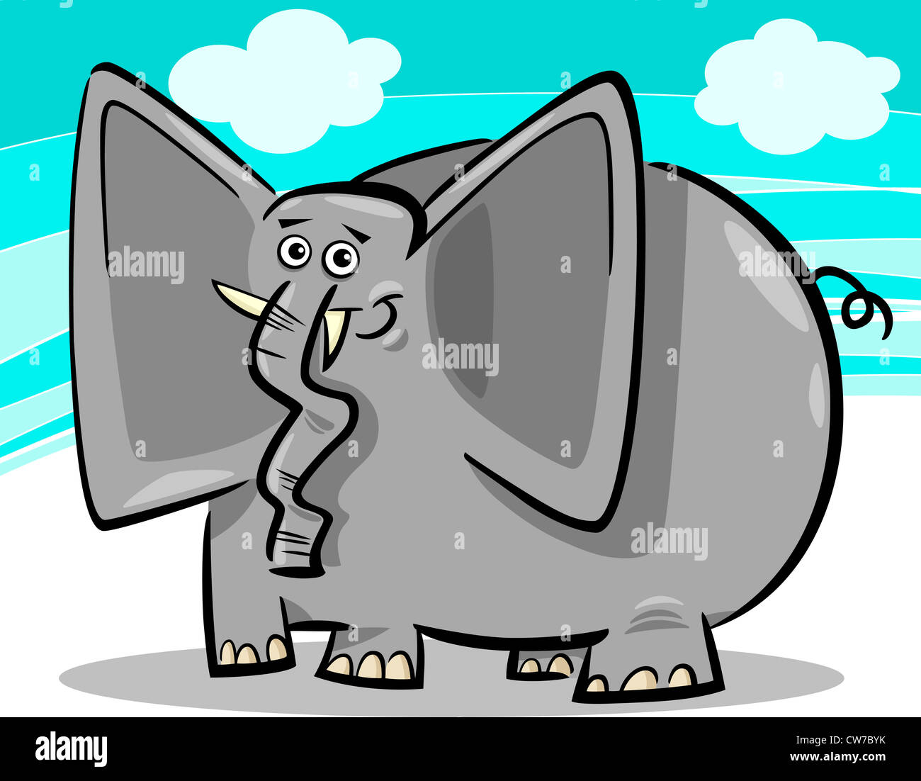 Patchoy Toppa Teroadesiva Elefante Patch Ricaate (Grigio/Blu) per