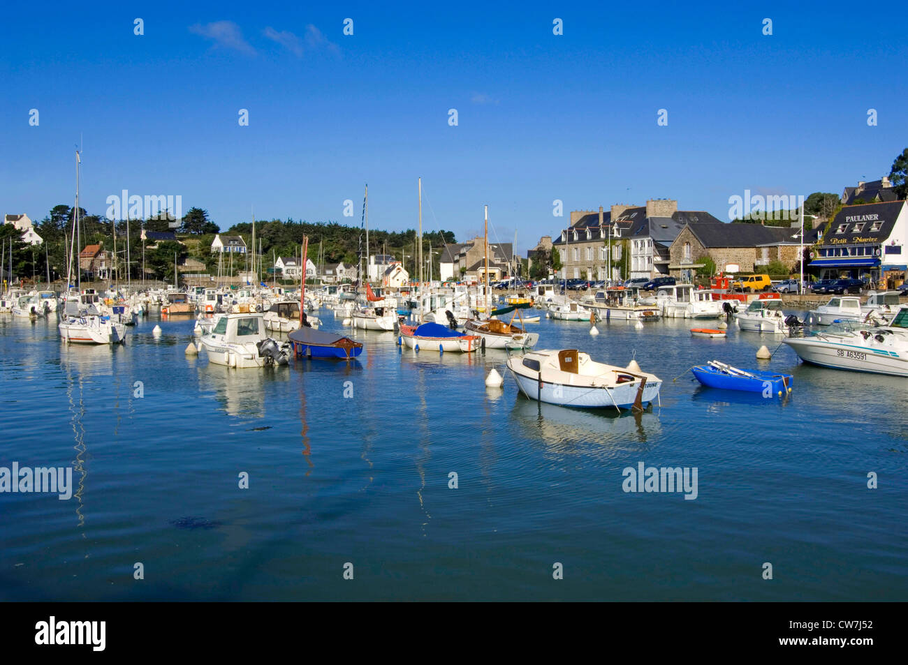 Porto di La Val-Andre, Francia, Brittany Foto Stock
