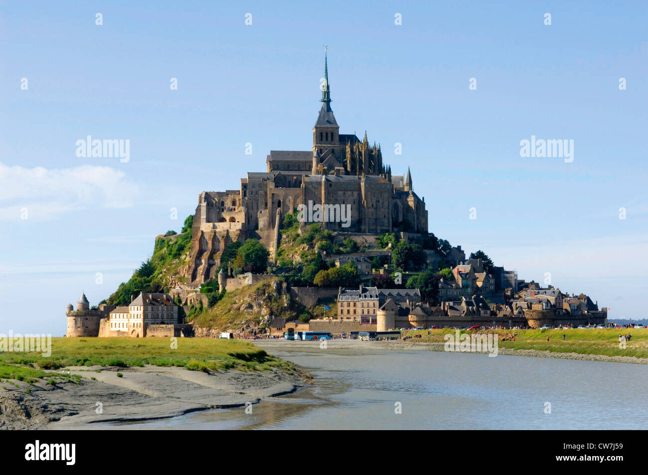 Mont Saint Michel, Francia Normandia Foto Stock