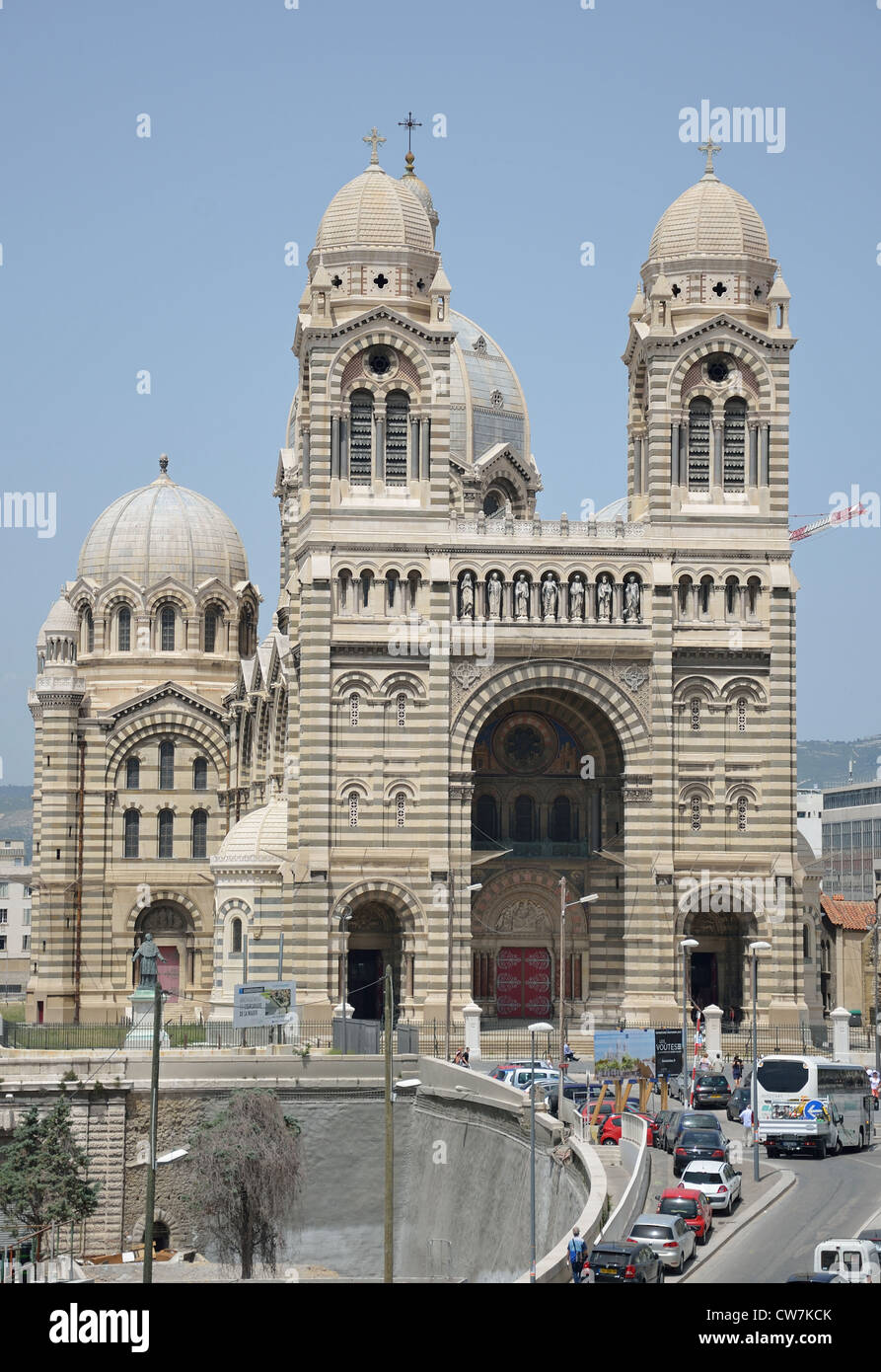 Cattedrale di Marsiglia, Marsiglia, Bouches-du-Rhône, Provence-Alpes-Côte d'Azur, in Francia Foto Stock