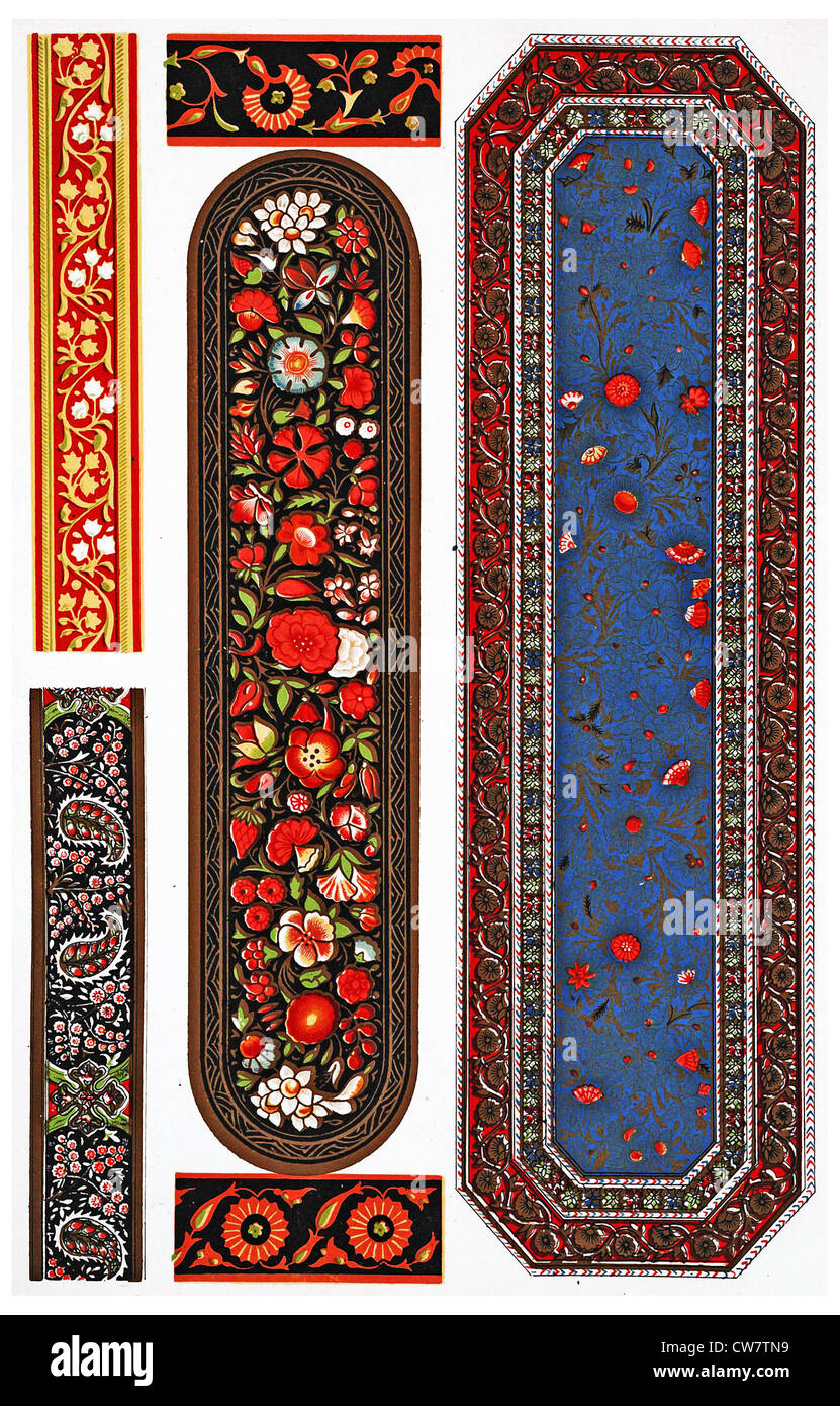 Ornamenti indiano Foto Stock