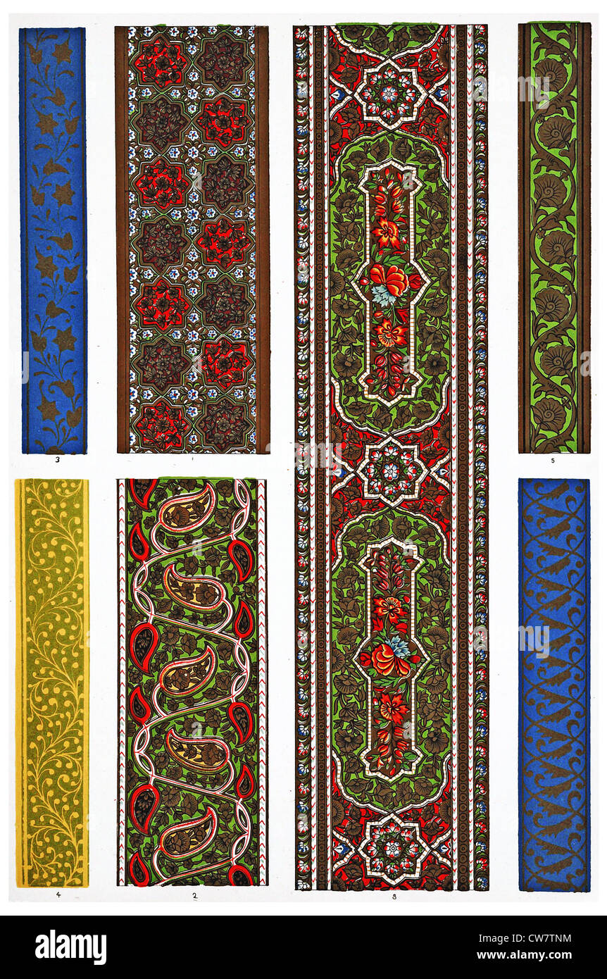 Ornamenti indiano Foto Stock