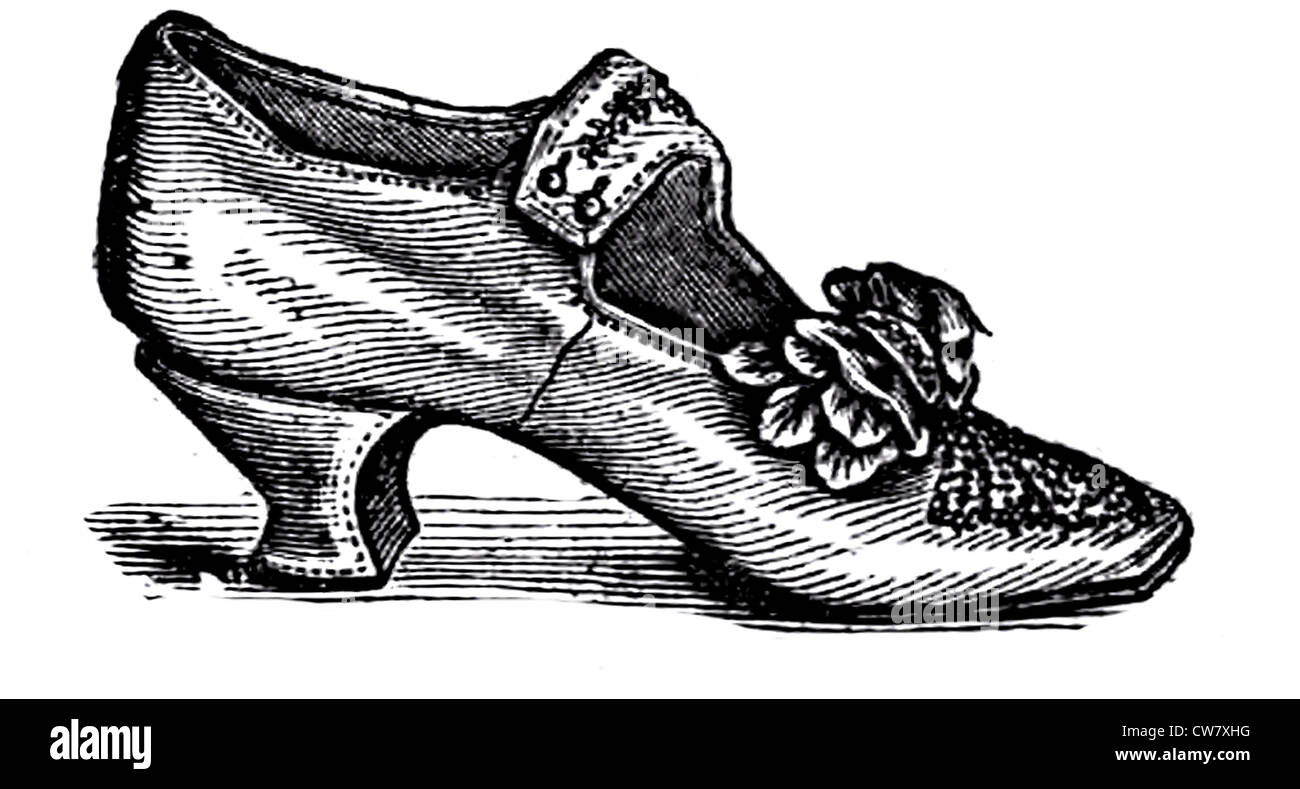 Donne scarpa Foto Stock