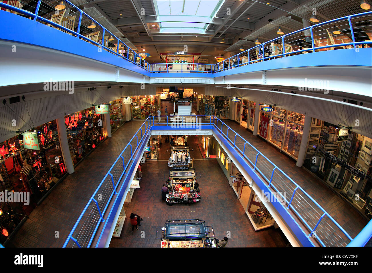 The Mall at South Street Seaport New York City Foto Stock