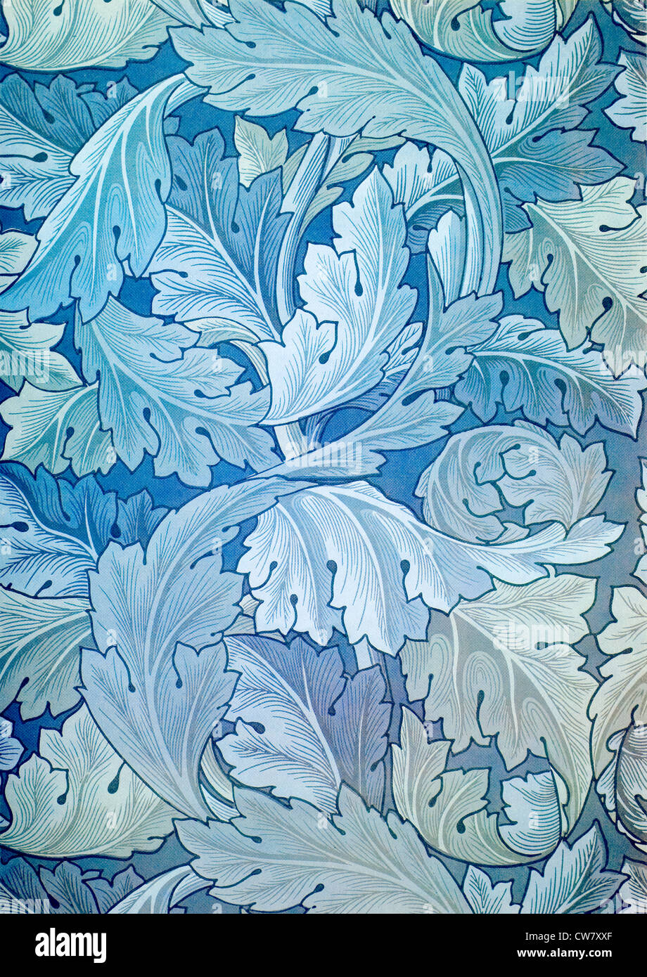 Willow Wallpaper 1874 Foto Stock