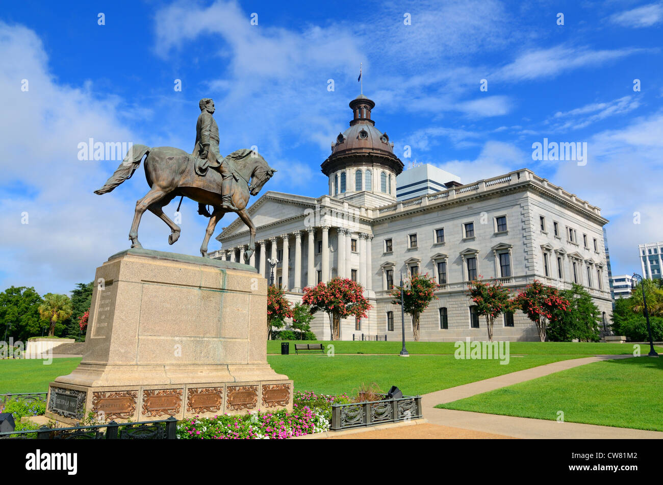 Il South Carolina State House di Columbia. Foto Stock