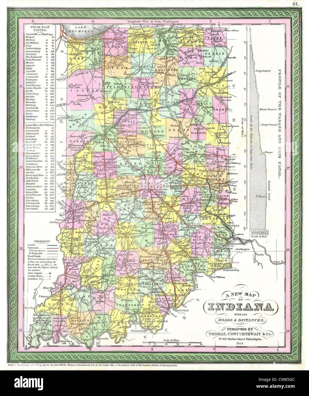 Mappa mitchell dell'indiana immagini e fotografie stock ad alta risoluzione Alamy