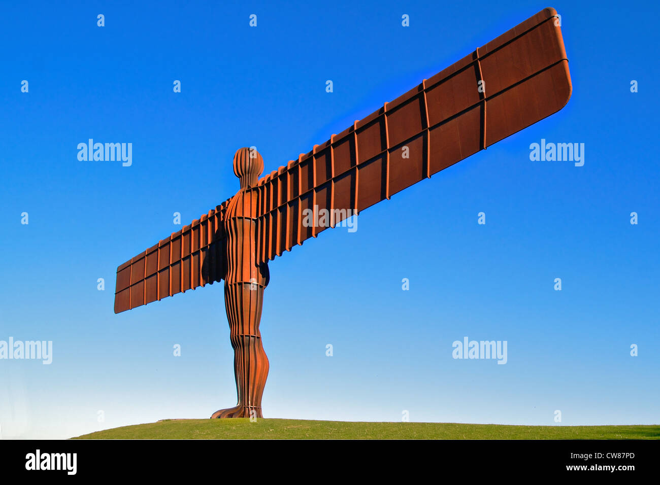 Angelo della statua del Nord in Gateshead, Nord Est Inghilterra Foto Stock