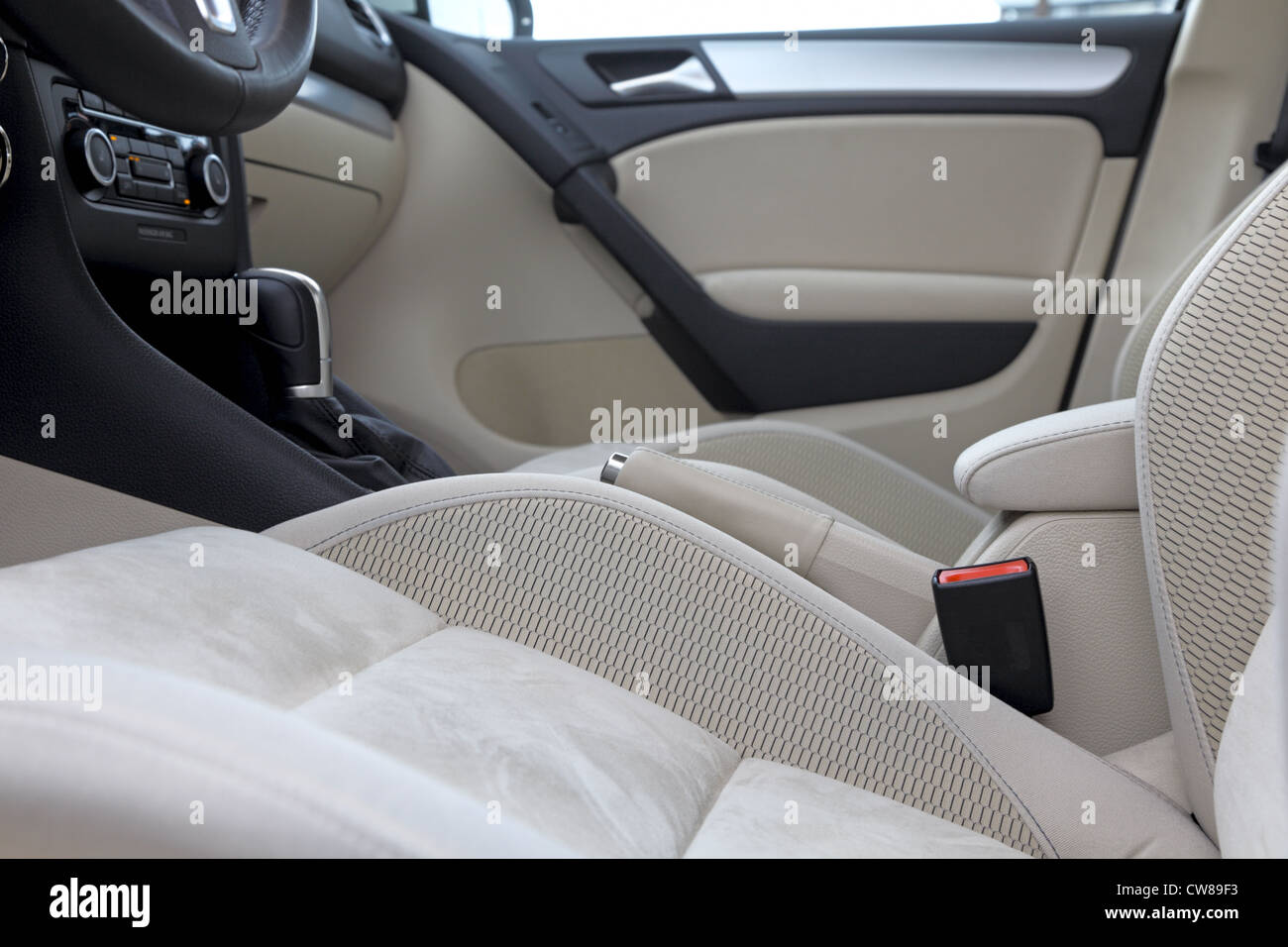 Il lusso moderno per interni auto. Foto Stock