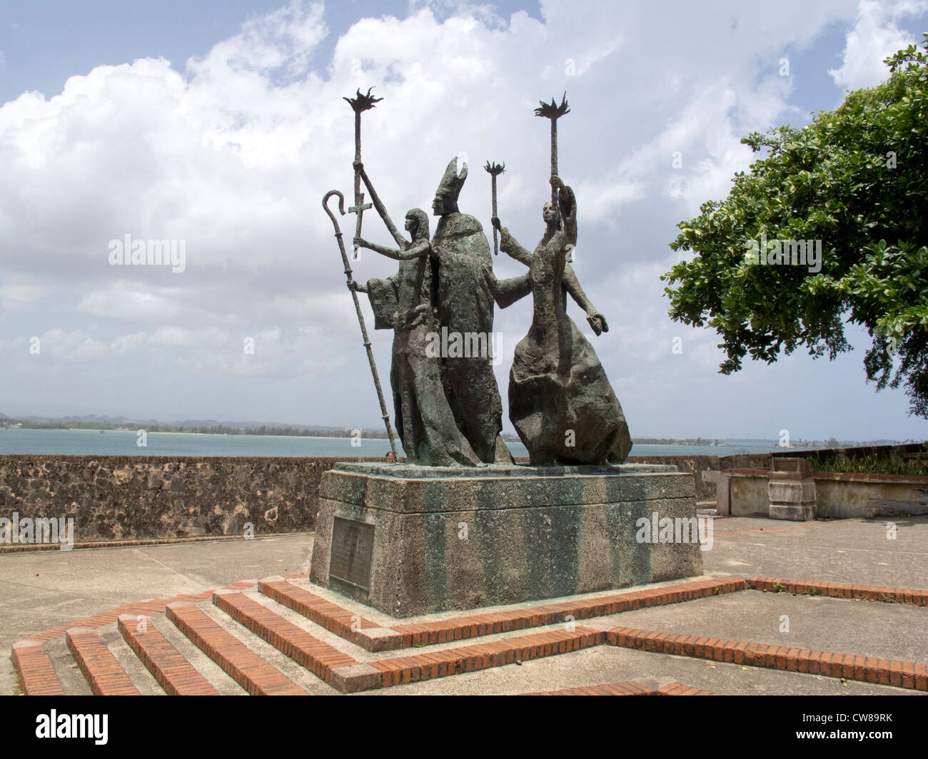 El Morro Fortezza a San Juan, Puerto Rico Foto Stock