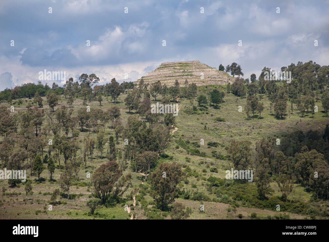 Xochitecatl sito archeologico nello Stato di Tlaxcala, Messico Foto Stock