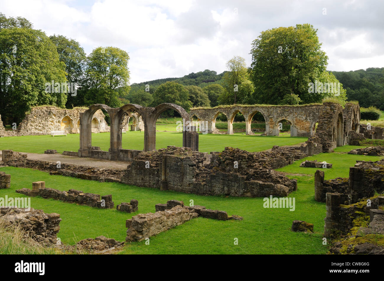 L abbazia cistercense di Hailes Gloucestrshire England Regno Unito GB Foto Stock