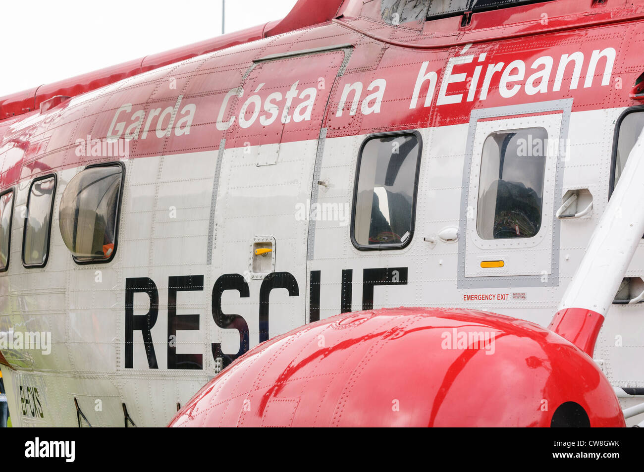 Guardia costiera irlandese Sigorsky S-61N Foto Stock