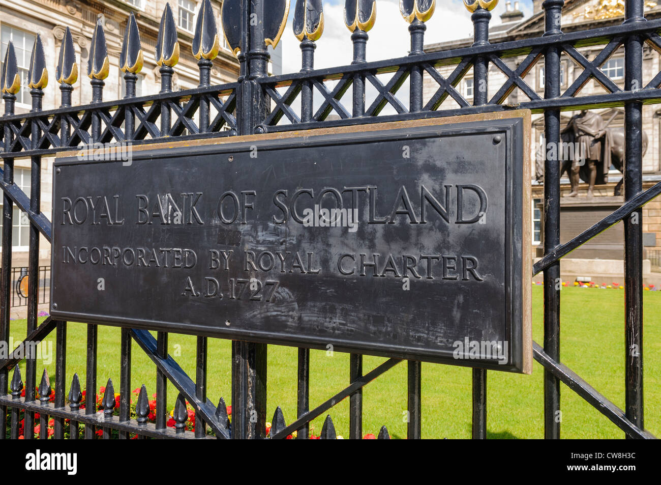 Royal Bank of Scotland sede e sede presso il St Andrews Square, Edimburgo Foto Stock