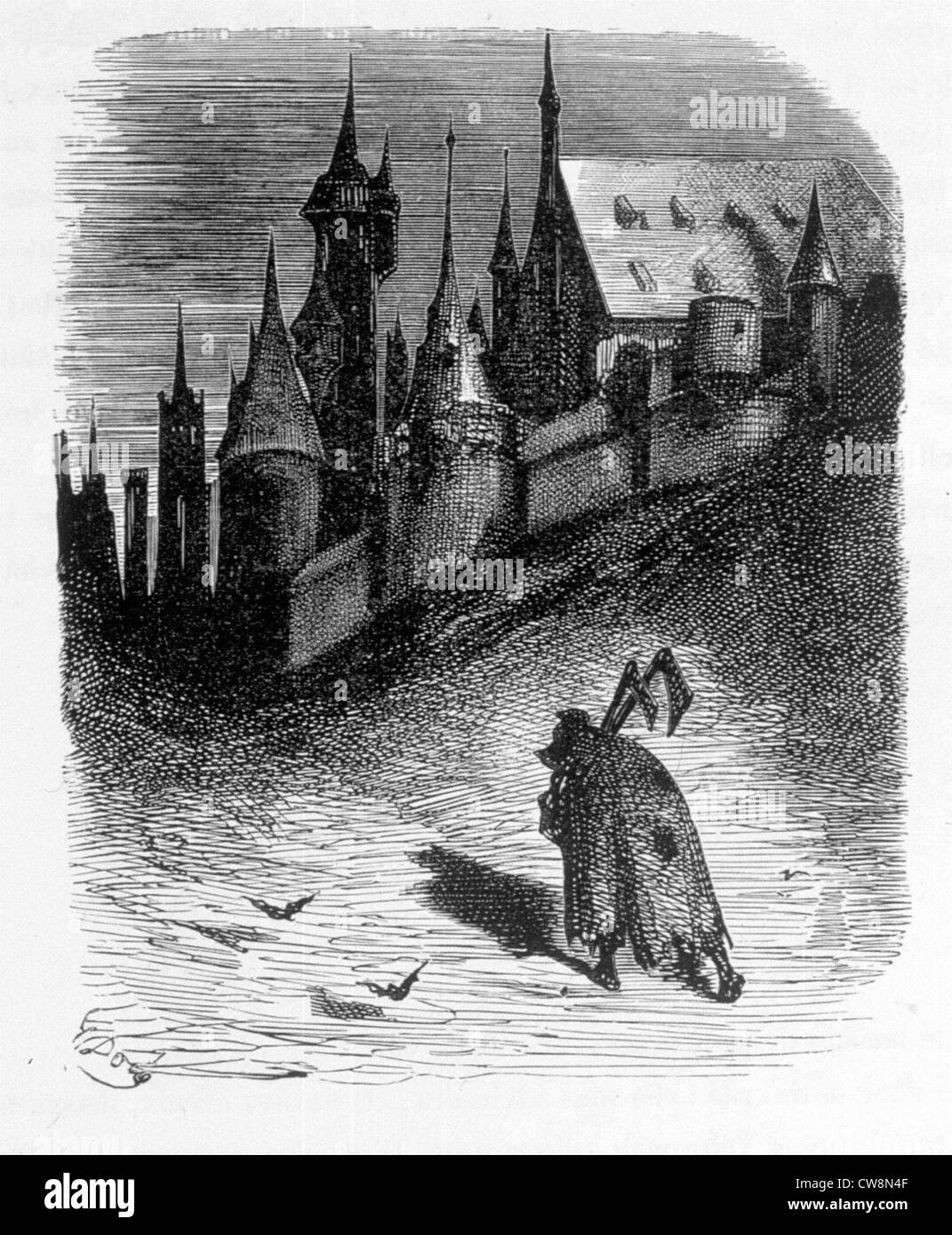 Rabelais, illustrazione di Gustave Doré Foto Stock