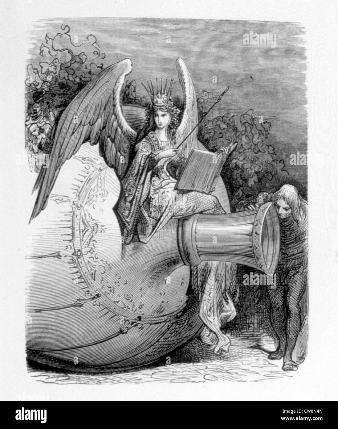 Rabelais, illustrazione di Gustave Doré Foto Stock
