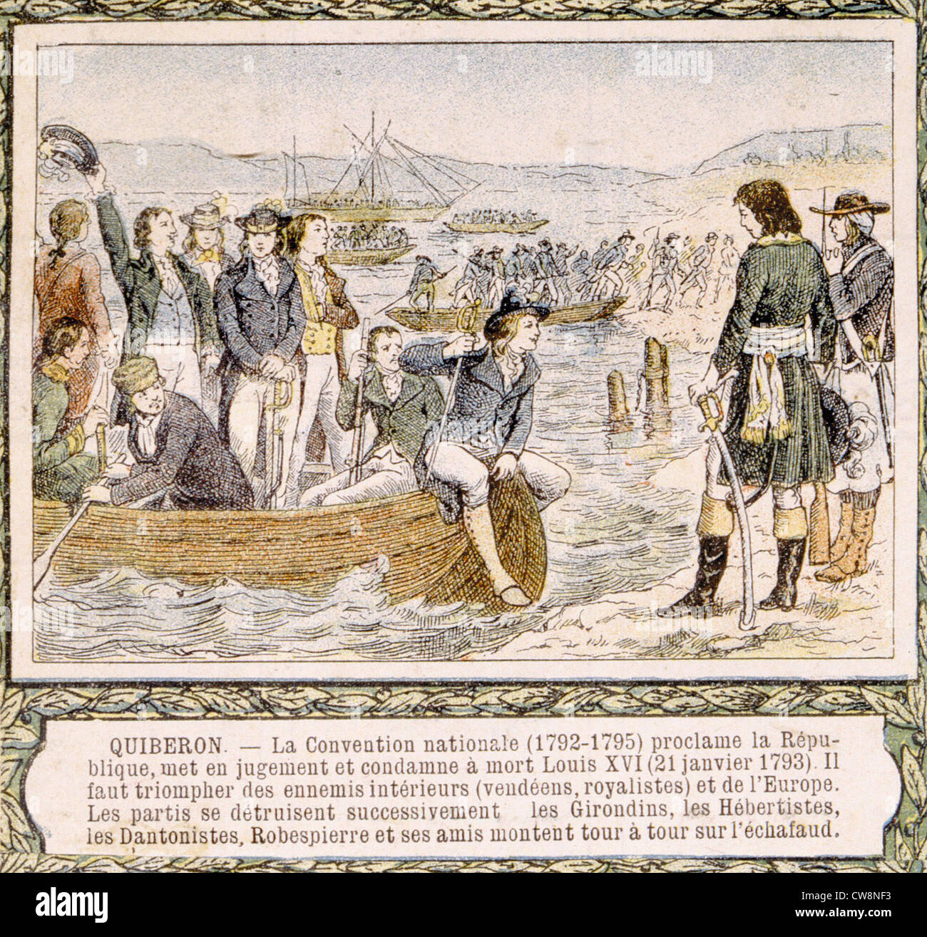 Rivoluzione francese del 1789, illustrazioni Foto Stock