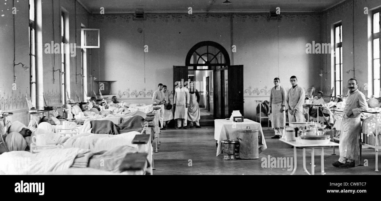 Ospedale militare in Nancy , i tedeschi" camera Foto Stock