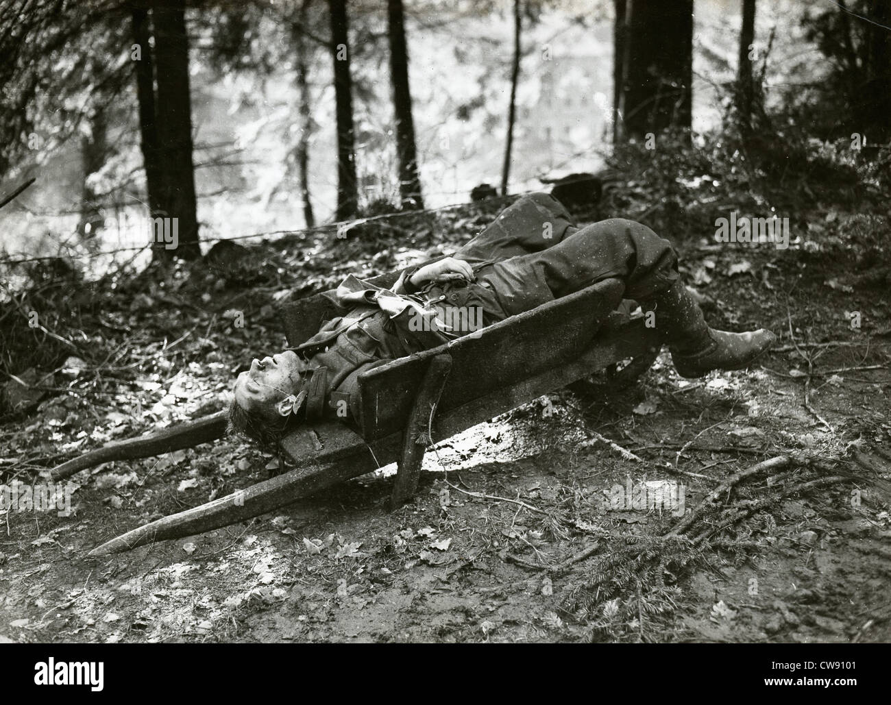 Noi soldato da Patton l esercito di feriti sulla parte anteriore Foto Stock