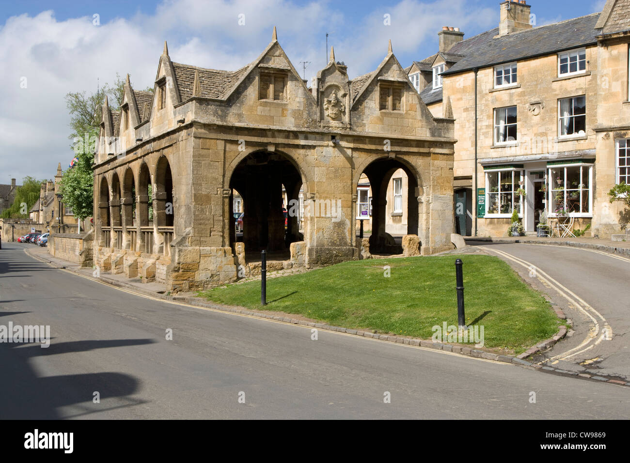 Chipping Campden: Market Hall Foto Stock