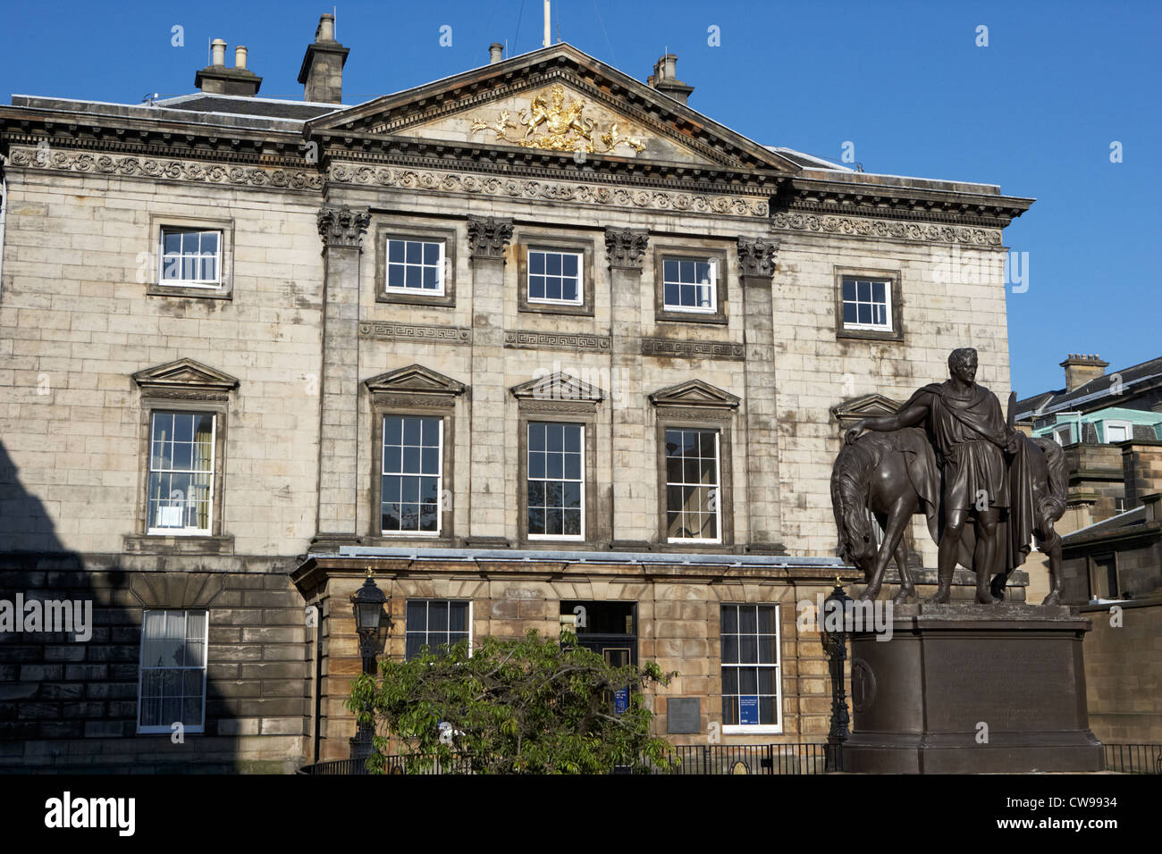 The Royal Bank of Scotland Scozia Edimburgo Regno Unito Regno Unito Foto Stock