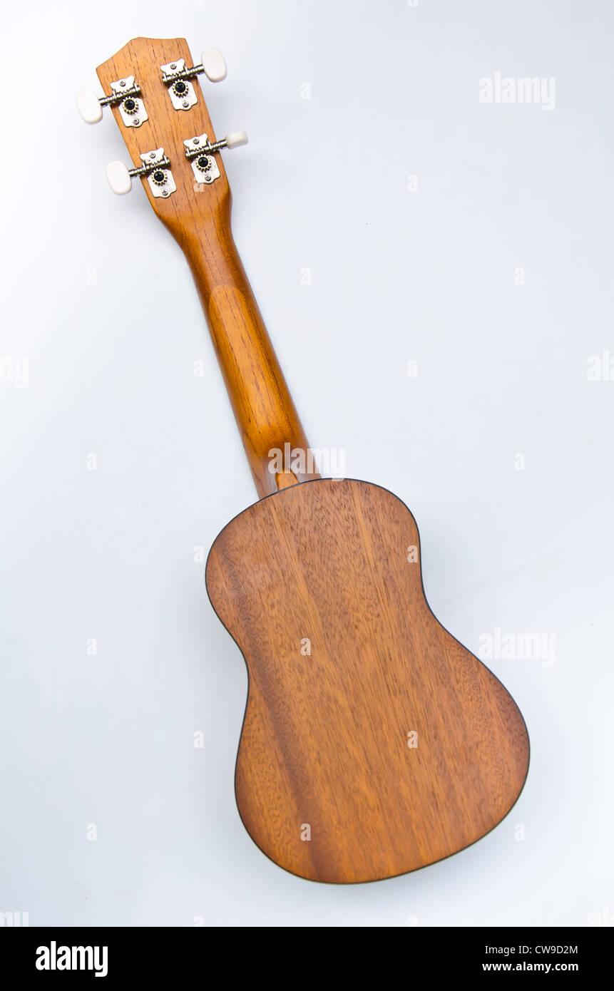 Dietro ukulele Foto Stock Dietro ukulele Foto Stock