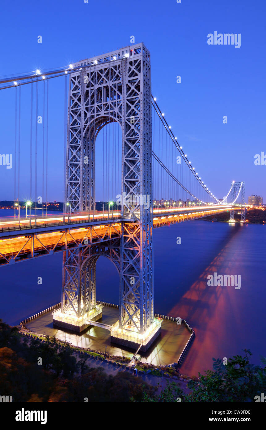 George Washington Bridge. Foto Stock