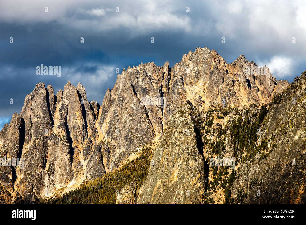 Vista della cresta di canguro nel Parco Nazionale delle Cascate del Nord. Foto Stock