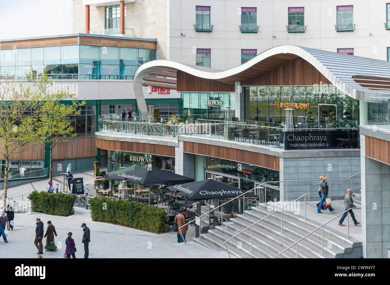 Spiceal Street presso il Bullring Shopping Centre, Birmingham, Inghilterra Foto Stock