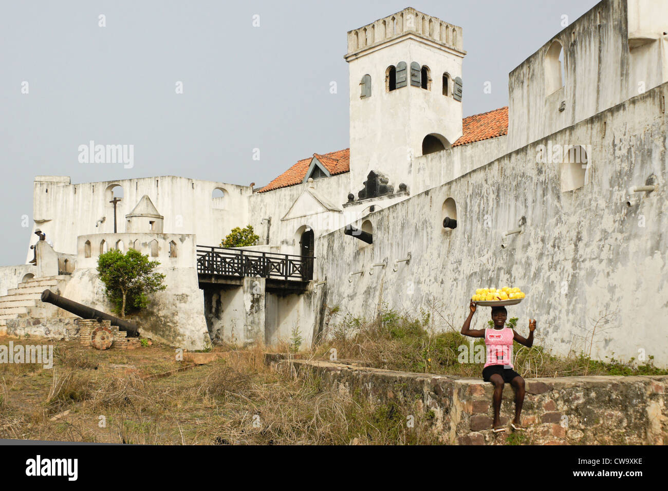 Fort San Jago (St. James o Coenraadsburg), Elmina, Ghana Foto Stock