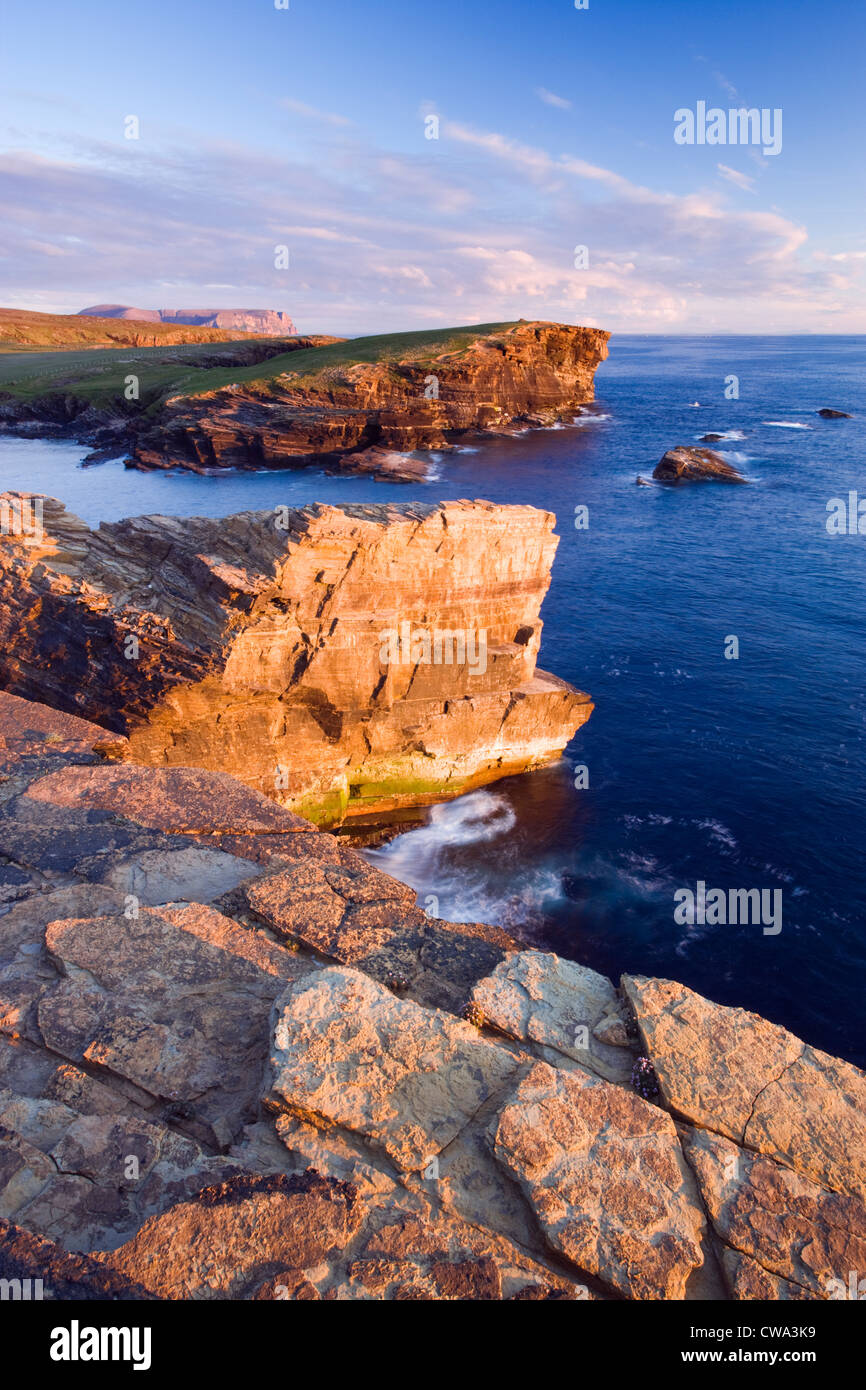 Yesnaby, isole Orcadi Scozia, Regno Unito. Foto Stock