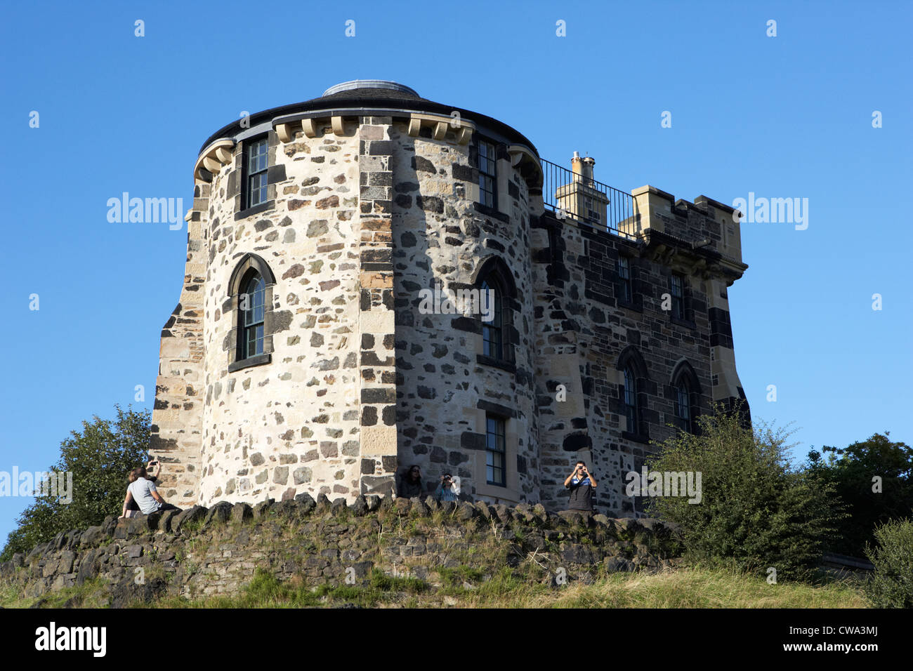 La torre gotica della città osservatorio scozzese di Edimburgo Regno Unito Regno Unito Foto Stock