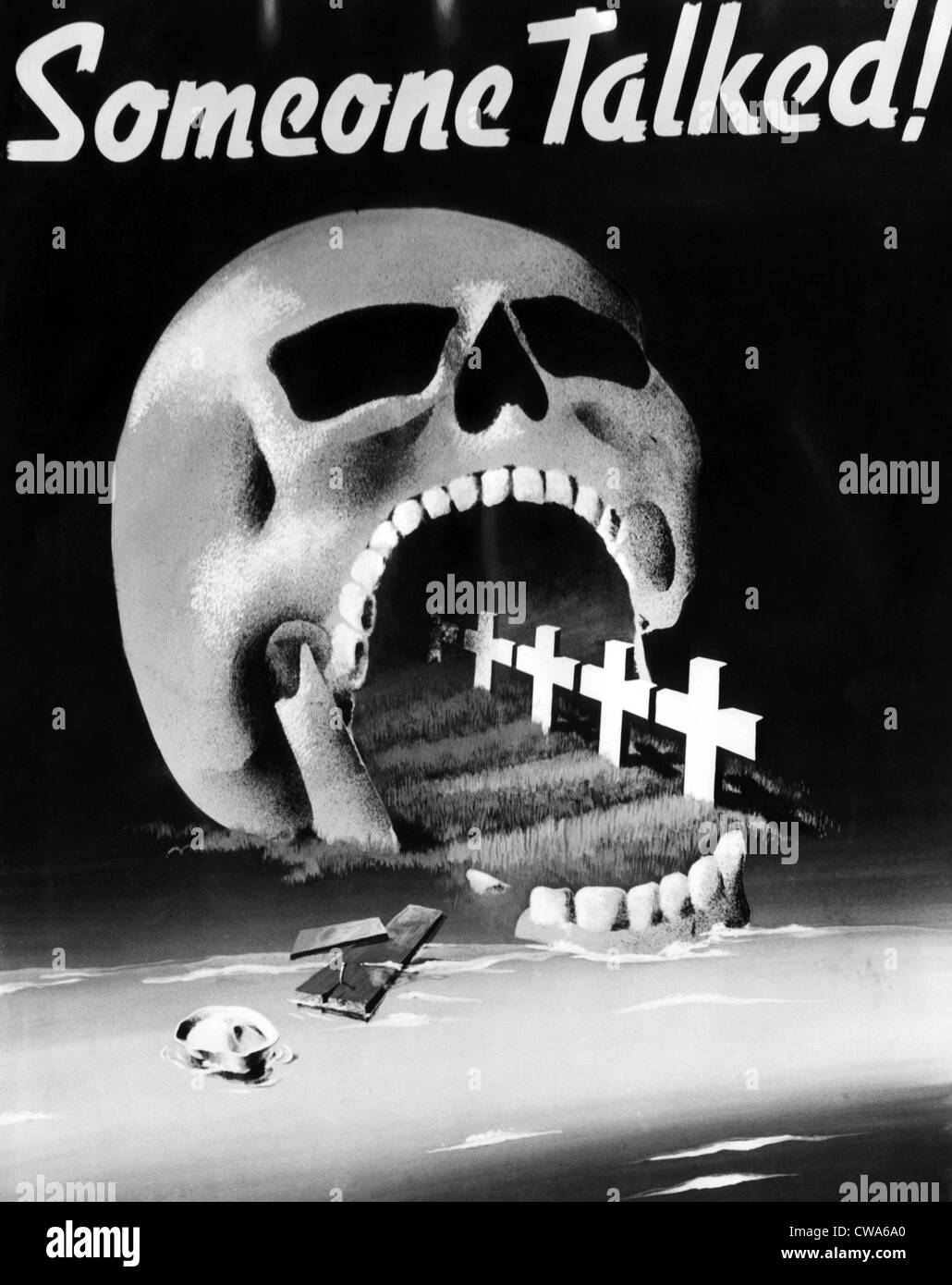 Un poster è entrato in guerra Nazionale Concorso manifesto tenuto presso il Museo di Arte Moderna di New York, 1942. Il poster di legge Foto Stock