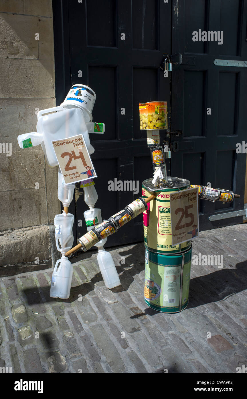 Lo Spaventapasseri Festival di St Nicholas Market Bristol Foto Stock