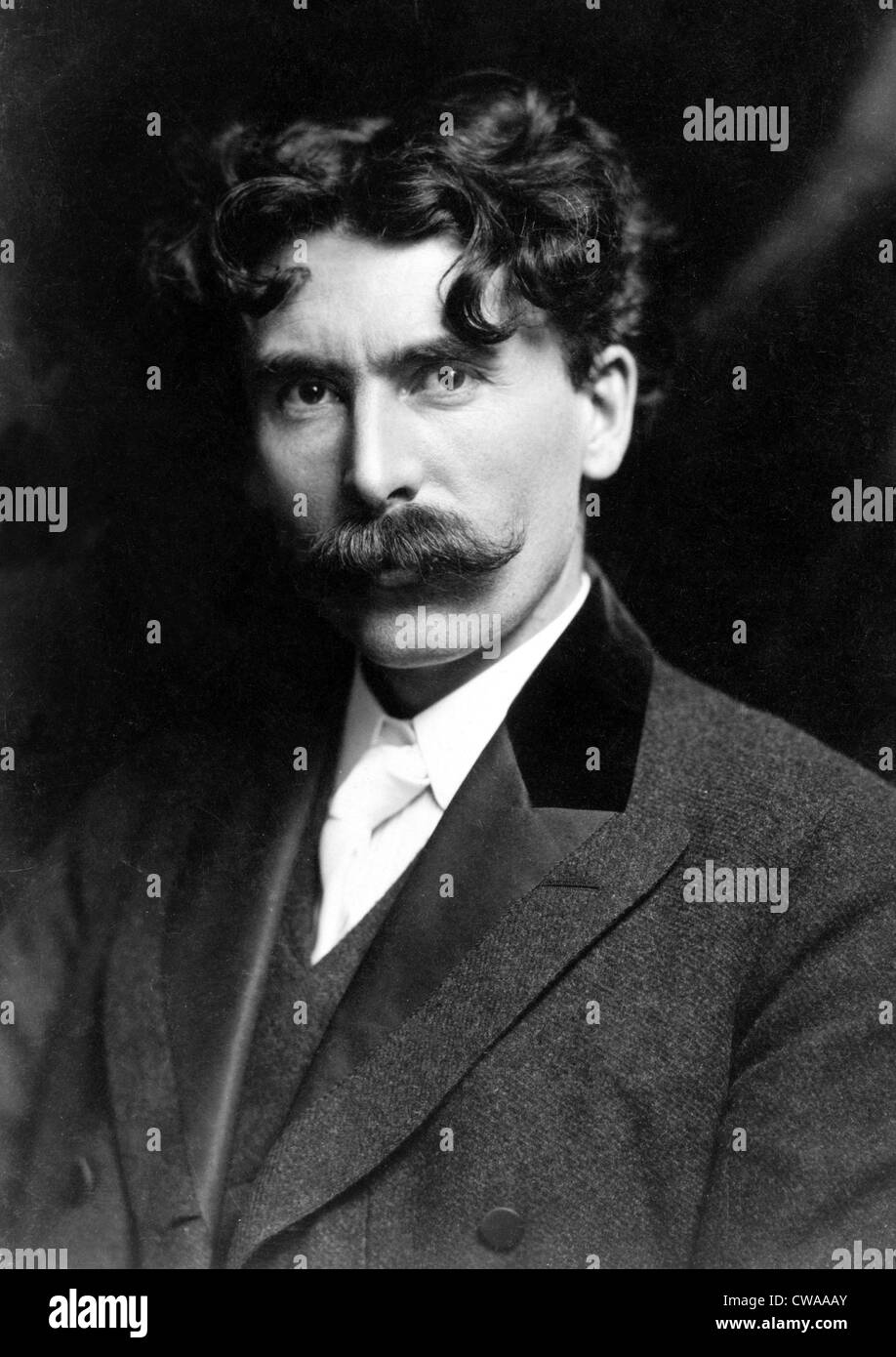 Ernest Thompson Seton (1860-1946), scrittore canadese e naturalista, 1901 ritratto. Foto Stock