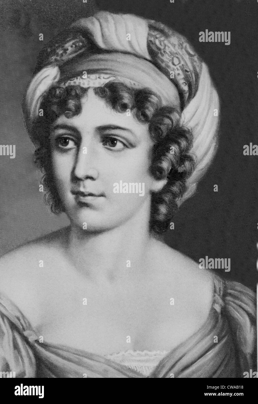 Madame de Staël (1766-1817) un versatile scrittore, ma è meglio sapere come un catalizzatore per la nascita del Romanticismo attraverso la sua Foto Stock