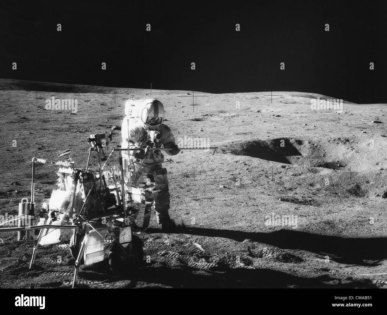 Apollo 14 commander e quinto uomo a camminare sulla luna Alan B.Shepard Jr., 1971.. La cortesia: CSU Archivi / Everett Collection Foto Stock